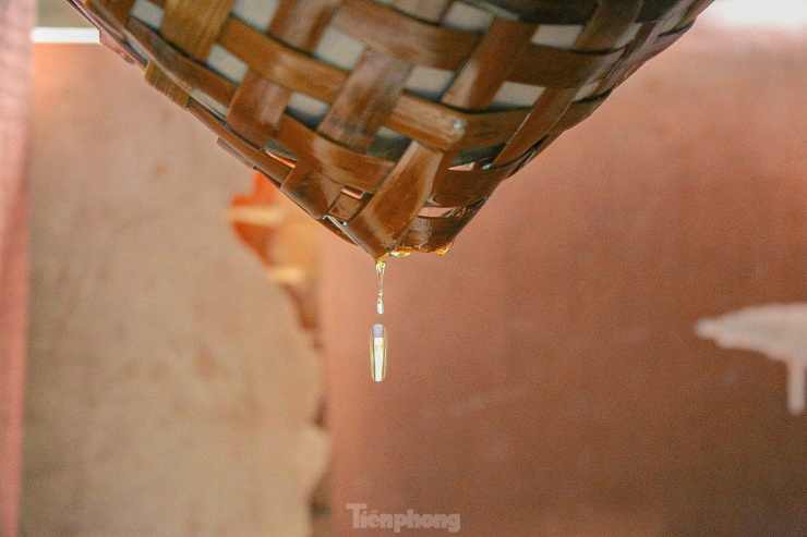 Những giọt nước mắm được chiết liên tục ngày đêm để kịp cung cấp cho thị trường.