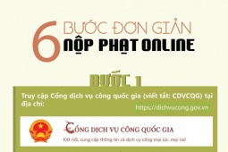 Tin tức trong ngày - 6 bước đơn giản để nộp phạt online