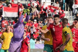 Trực tiếp bóng đá Australia - Indonesia: 2 bàn nhanh chóng cho Australia (Asian Cup) (Hết giờ)