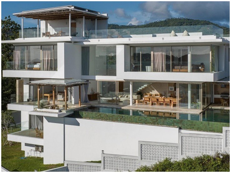 Siêu biệt thự mới xây của cặp đôi ở Thái Lan.