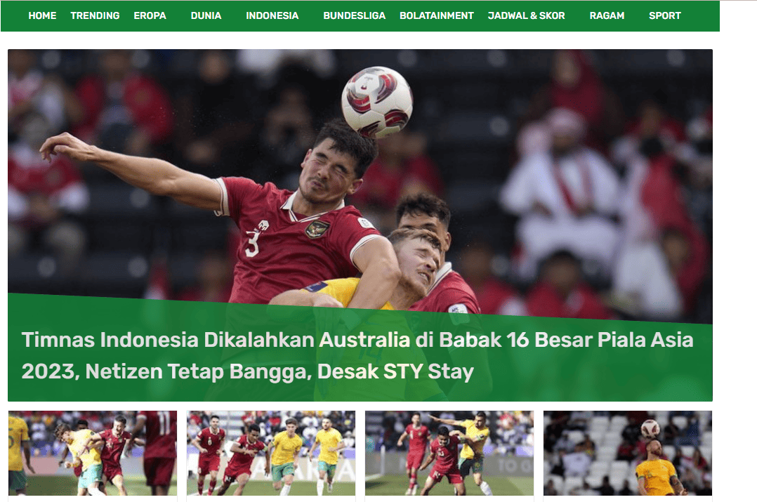 Báo chí Indonesia vẫn tự hào dù đội nhà thua đậm
