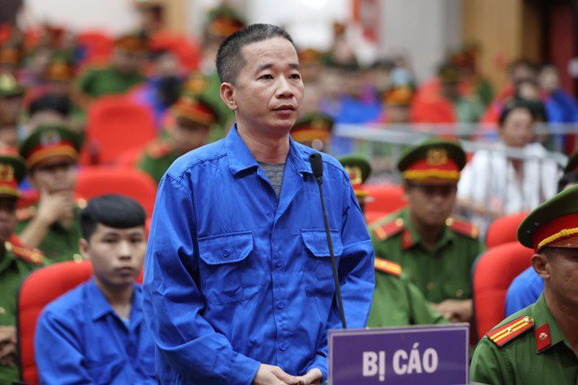 Bị cáo Nguyễn Văn Thái nói lời sau cùng trước khi HĐXX nghị án.