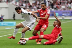 Bóng đá - Video bóng đá Iraq - Jordan: Kịch tính 5 bàn &amp; thẻ đỏ, ngược dòng điên rồ (Asian Cup)