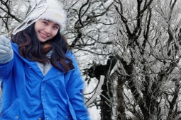 Đời sống Showbiz - [Độc quyền] Hậu trường BTV Thời tiết Xuân Anh săn tuyết trên đỉnh Phia Oắc (Cao Bằng)