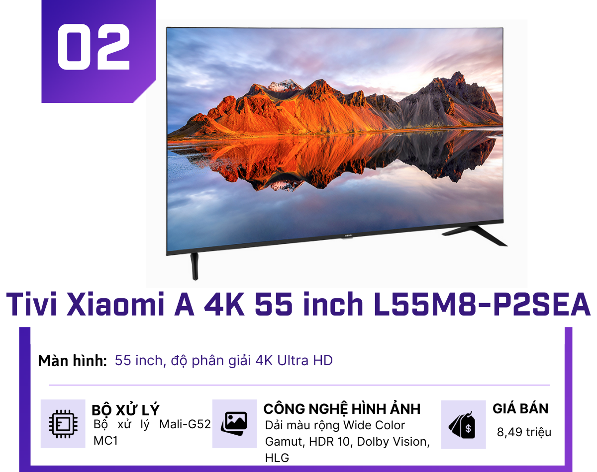 5 mẫu Smart TV 55 inch giá rẻ nhất thị trường dịp Tết - 2