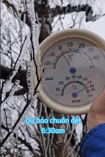 [Độc quyền] Hậu trường BTV Thời tiết Xuân Anh săn tuyết trên đỉnh Phia Oắc (Cao Bằng) - 8