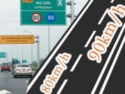 Tin tức trong ngày - [Infographic] 9 tuyến cao tốc 4 làn hạn chế có thể nâng tốc độ tối đa 90 km/h