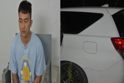 CLIP: CSGT Tiền Giang truy bắt tài xế chở hàng cấm bỏ chạy trong đêm