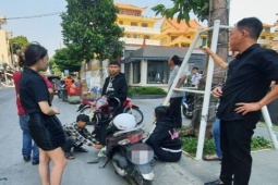 Pháp luật - Giữa ban ngày, cô gái trẻ bị giật túi xách ngã nhào xuống đường