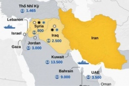 Toàn cảnh các điểm nóng giữa Mỹ và lực lượng thân Iran ở Trung Đông