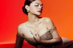 Thời trang - Phạm Quỳnh Anh diện váy "dính da" khoe body đẹp nức nở, vòng 1 căng đầy gợi cảm