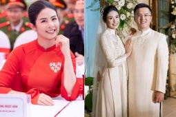 Đời sống Showbiz - Hoa hậu Ngọc Hân thay đổi sau một năm lấy chồng: &quot;10 giờ tối là chuẩn bị về nhà&quot;