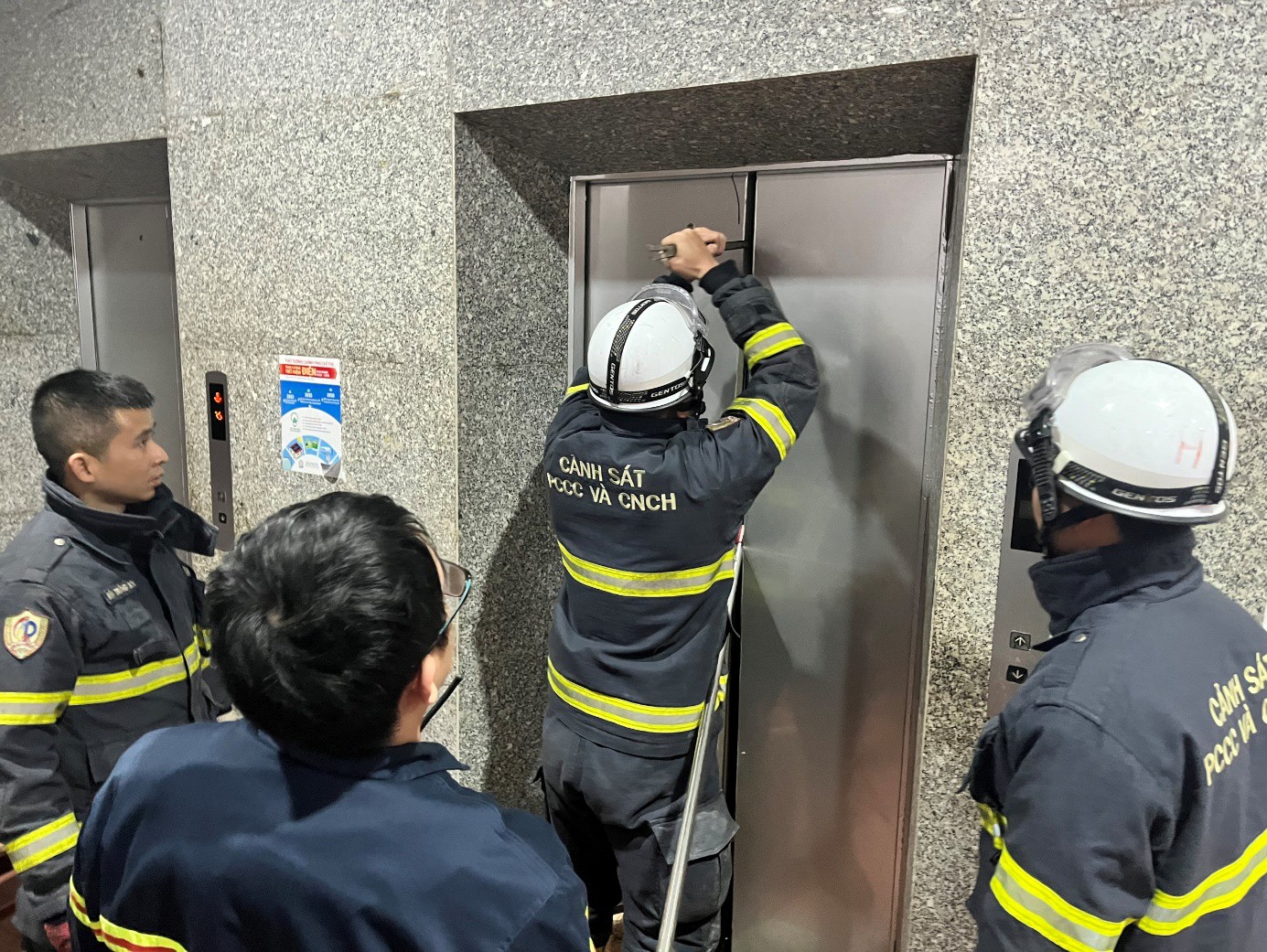 Nơi xảy ra sự cố kẹt thang máy