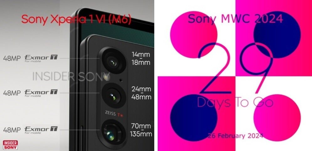 Sony Xperia 1 VI sẽ có 3 camera sau 48MP xịn sò.