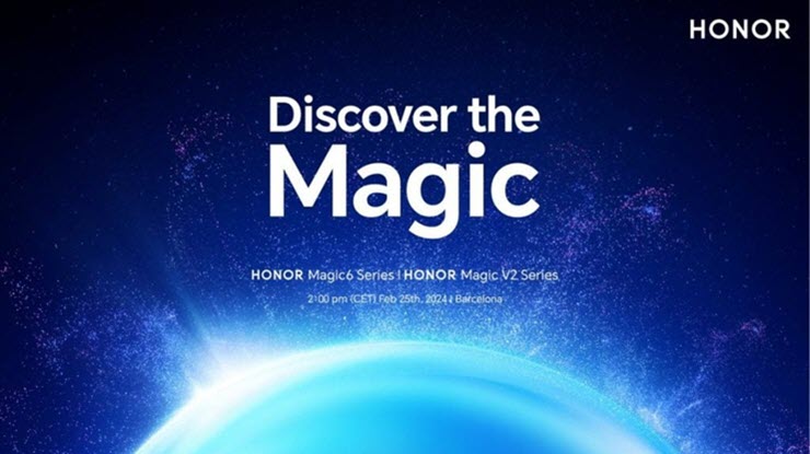 Honor Magic 6 Series và Magic V2 Series sẽ được ra mắt toàn cầu tại MWC 2024.