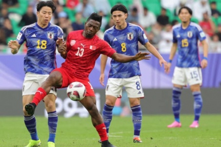 Video bóng đá Bahrain - Nhật Bản: Sụp đổ sau 31 phút, nỗi lo "người gác đền" (Asian Cup)