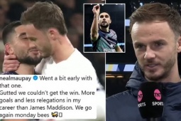 Bóng đá - Tin mới nhất bóng đá tối 1/2: James Maddison "khẩu chiến" với Maupay