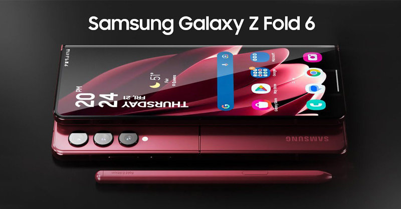 Ảnh concept Galaxy Z Fold 6.