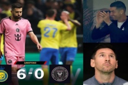 Bóng đá - Inter Miami - Messi thua đội Ronaldo 0-6: Bị chê tầm thường, quan chức nói đùa về M10