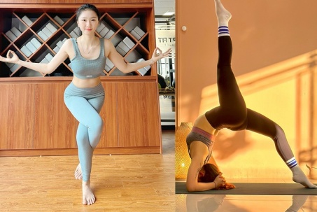 Dàn hot girl yoga nóng bỏng bật mí động tác tập cho người lười trong dịp Tết