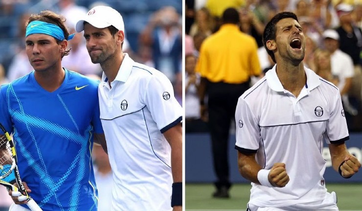 Nadal (áo xanh) thừa nhận Djokovic (trắng) là số 1 từ cách đây 13 năm