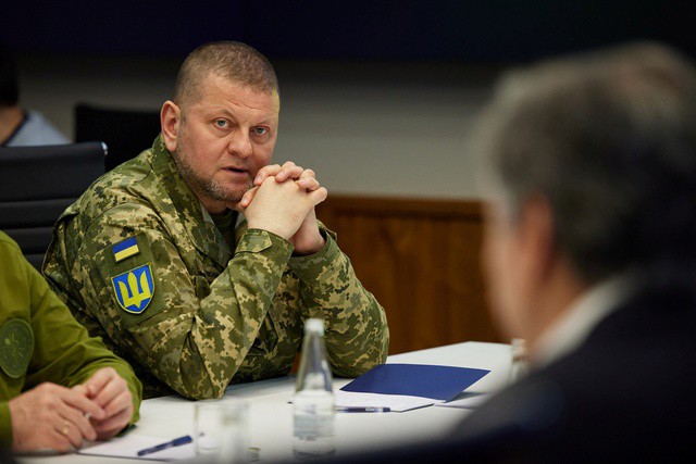 Tổng Tư lệnh Lực lượng vũ trang Ukraine Valerii Zaluzhnyi. Ảnh: Reuters