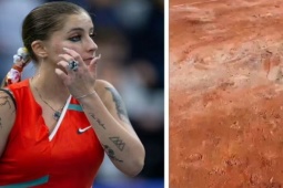 Thể thao - Mỹ nhân quần vợt lo "ngã gãy chân" vì thi đấu ở sân "như ruộng cày dở"