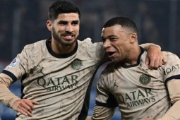 Bóng đá - Video bóng đá Strasbourg - PSG: "Song tấu" Mbappe - Asensio thay nhau tỏa sáng (Ligue 1)