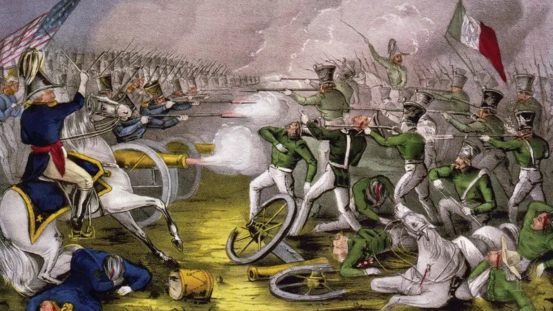 Chiến tranh Mỹ - Mexico bùng nổ (ảnh: Grunge)