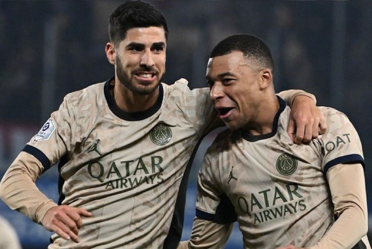 Cặp đôi Asensio - Mbappe có trận đấu xuất sắc