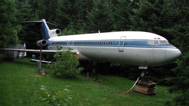 Đến nay, Bruce Campbell sống trong chiếc Boeing 727 này hơn 20 năm. Ảnh: Bruce Campbell