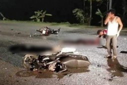 Tin tức trong ngày - Tai nạn xe máy khiến 2 người tử vong tại chỗ ở Hòa Bình