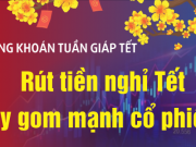 Kinh doanh - Chứng khoán tuần giáp Tết: Rút tiền nghỉ Tết hay gom mạnh cổ phiếu?