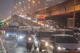 Tin tức trong ngày - Giao thông ùn tắc tại nhiều tuyến đường thuộc cửa ngõ Thủ đô những ngày cuối năm