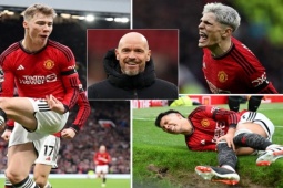 Bóng đá - Ten Hag ca ngợi sao trẻ MU sau đại thắng, báo tin "sét đánh" về Martinez