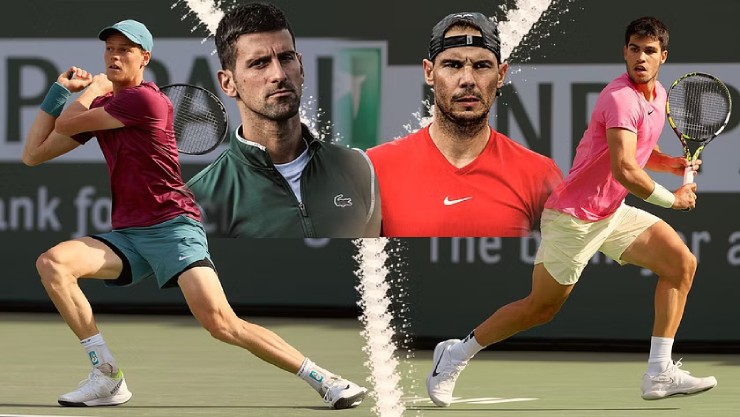 Nadal, Djokovic, Alcaraz, Sinner cùng đăng ký chơi "Siêu Grand Slam" - 1