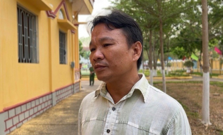 Anh Trần Văn Chung được trả tự do sau 21 năm sáu tháng chấp hành án. Ảnh: AN BÌNH