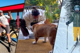 Thể thao - Nhảy dù, trượt tuyết, đạp xe - kỳ nghỉ đông nhiều màu sắc của dàn sao F1