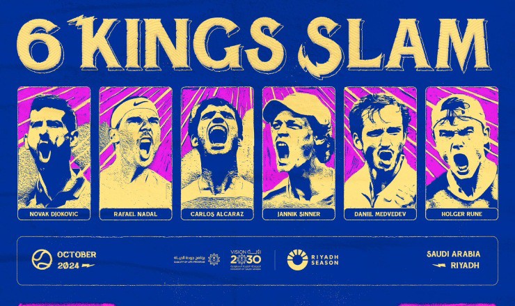 Ban tổ chức giải 6 Kings Slam "lách luật" để các tay vợt không vi phạm quy định ATP