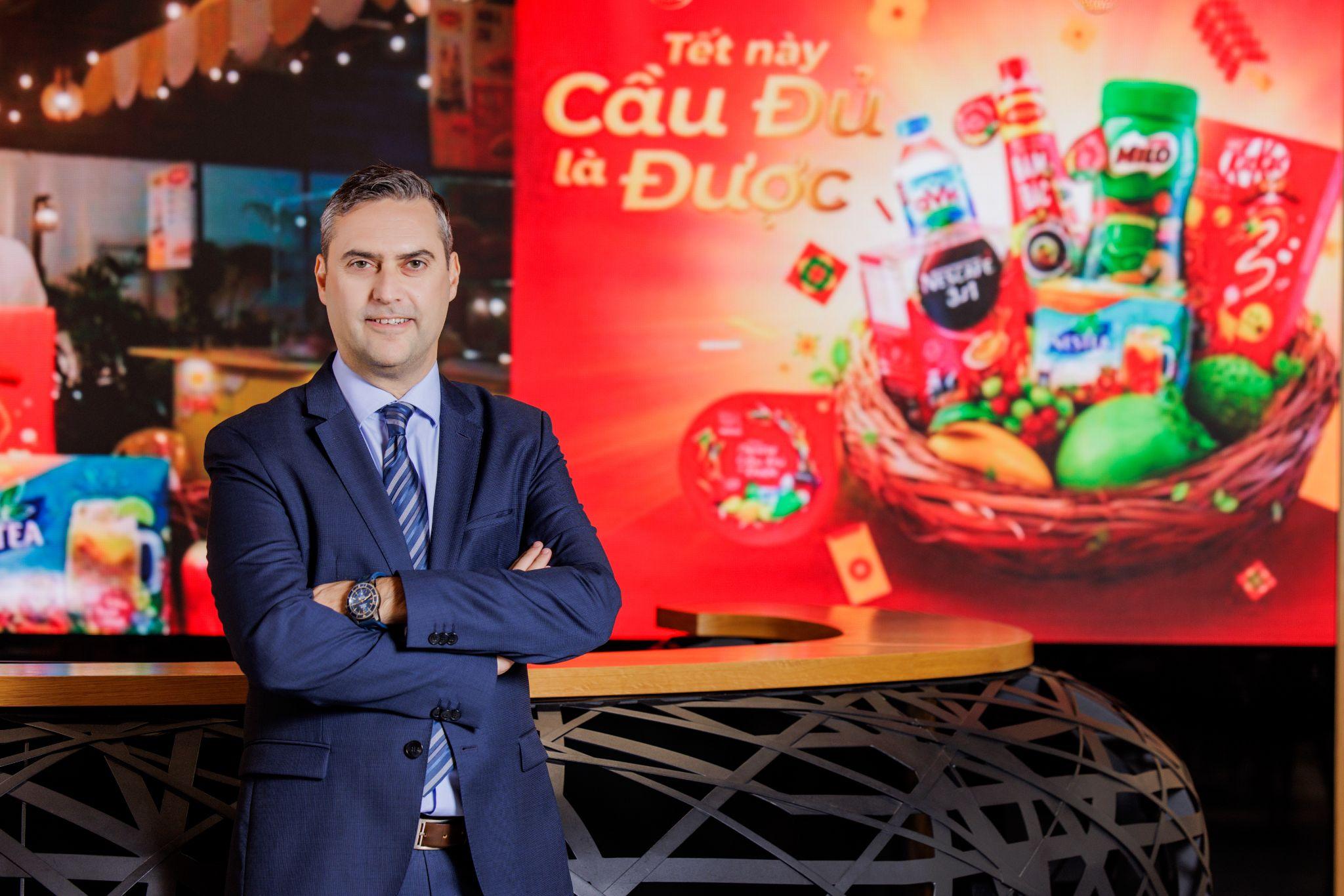 Ông Yannis Dramis, Giám đốc Truyền thông &amp; Dịch vụ Tiếp thị của Nestlé Việt Nam. Ảnh: NVCC