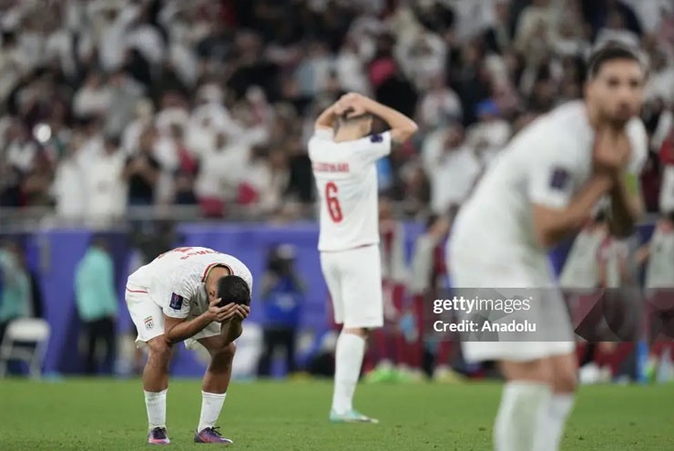 Nỗi buồn của các cầu thủ Iran