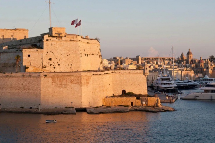 Pháo đài St. Angelo trên đảo Malta – nơi có nhiều di tích về Dòng hiệp sĩ Malta. Ảnh: ALAMY STOCK