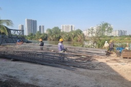 Tin tức trong ngày - Công trường vành đai 3 nhộn nhịp thi công xuyên Tết