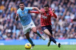 Video bóng đá Man City - Everton: Hiệp hai tưng bừng, Haaland tỏa sáng (Ngoại hạng Anh)