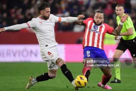 Video bóng đá Sevilla - Atletico Madrid: "Gáo nước lạnh" phút 15, top 4 lung lay (La Liga)