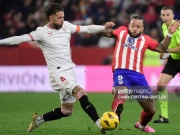 Bóng đá - Video bóng đá Sevilla - Atletico Madrid: &quot;Gáo nước lạnh&quot; phút 15, top 4 lung lay (La Liga)