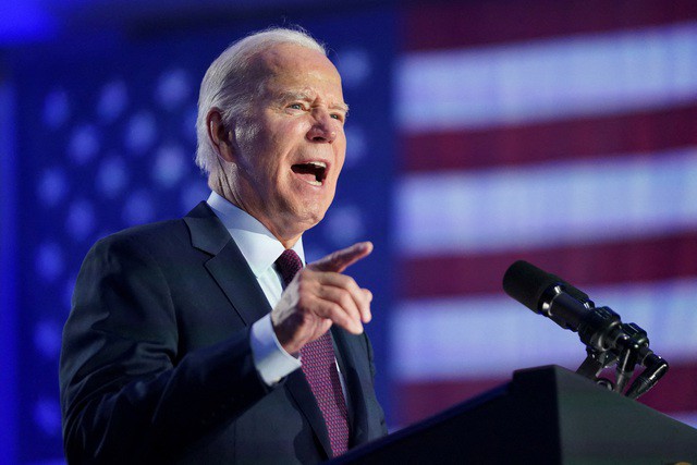 Tổng thống Joe Biden ngày 12-2 cảnh báo Israel về việc tấn công TP Rafah ở phía Nam Gaza. Ảnh: Reuters