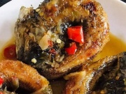 Ẩm thực - Hấp dẫn món cá lóc nướng kho rim kiểu Bình Định