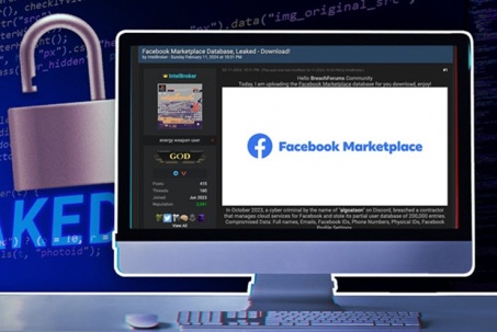 “Chợ” Facebook bị tấn công, hàng trăm nghìn tài khoản bị rò rỉ