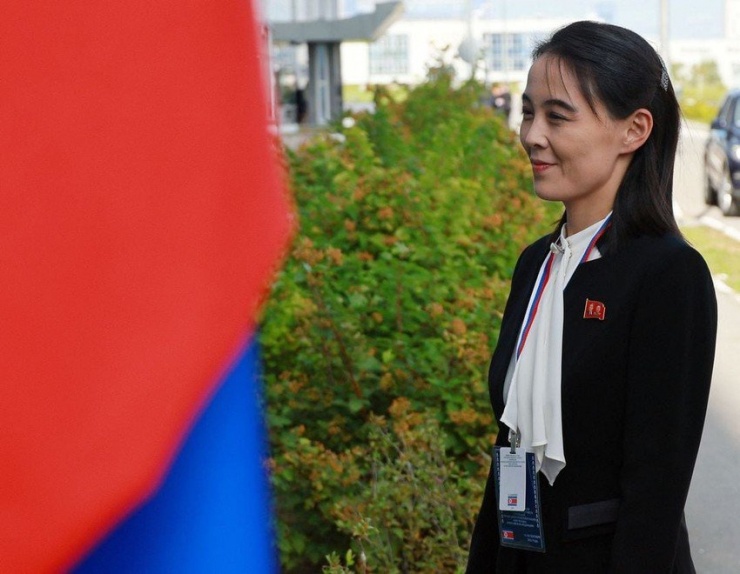 Bà Kim Yo-jong - em gái ông Kim Jong-un (lãnh đạo Triều Tiên). Ảnh: REUTERS